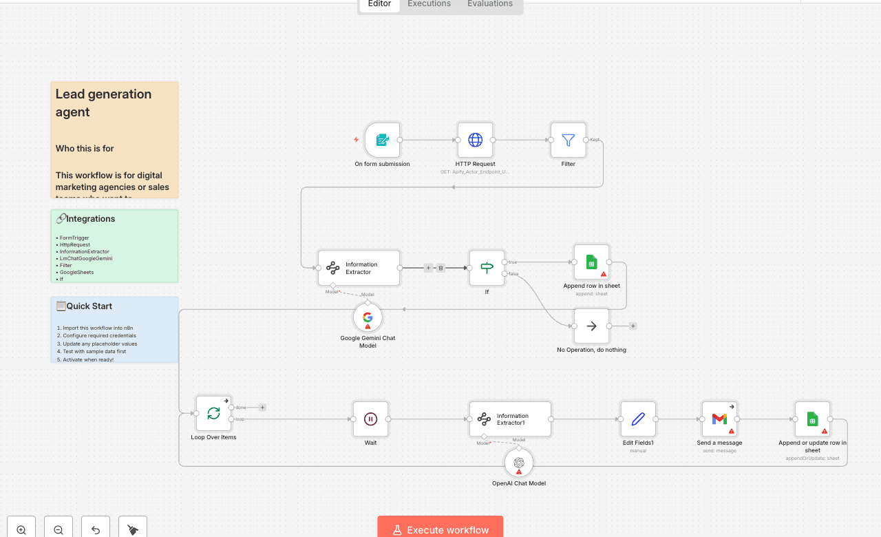 Lead generation agent